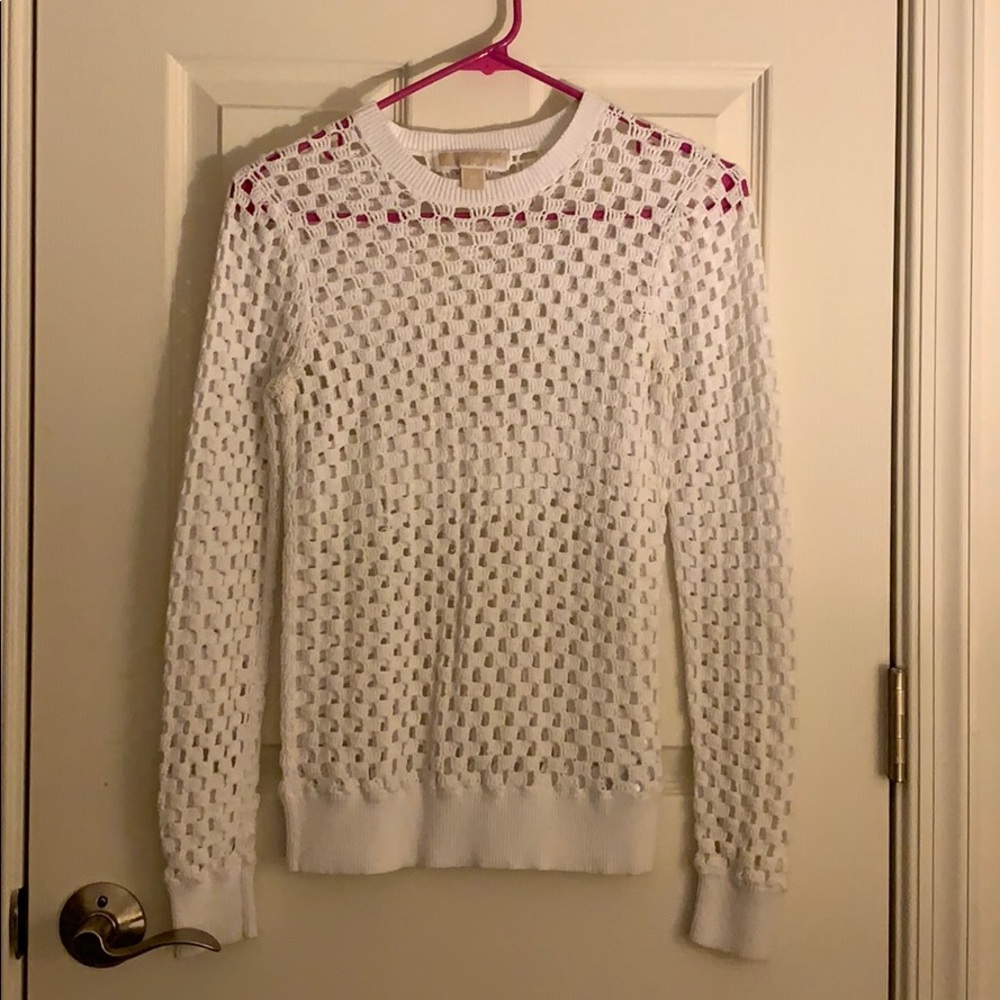 Michael Kors crocheted sweater